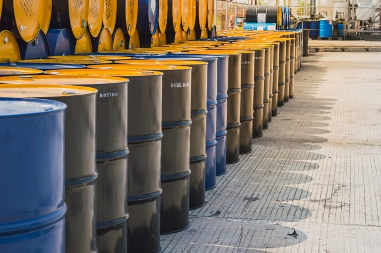 Industry,Oil,Barrels,Or,Chemical,Drums,Stacked,Up.chemical,Tank