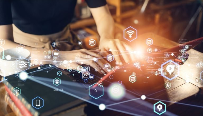Communication,Network,Concept.,Digital,Transformation