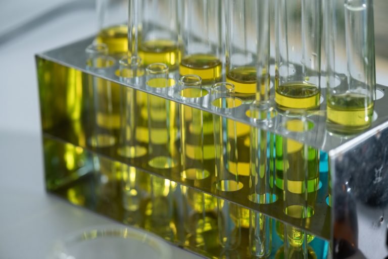 Biofuel,Oil,Research,In,Laboratory,,Biofuel,Energy,Power,Concept