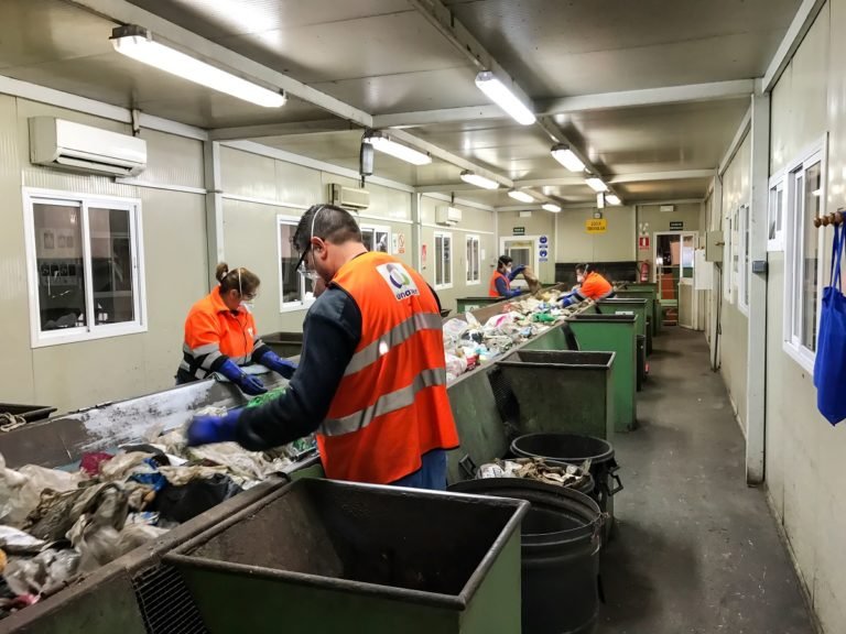 Merida,,Spain,-,February,24,,2017:,Industry,Of,Recycling,,Selection