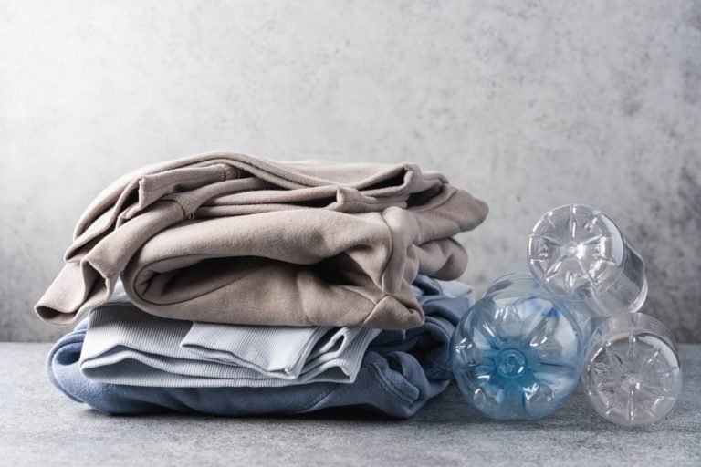 Stack,Of,Trendy,Modern,Clothes,Made,From,Recycled,Plastic
