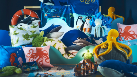 IKEA presenta colección hecha de plástico proveniente del océano.