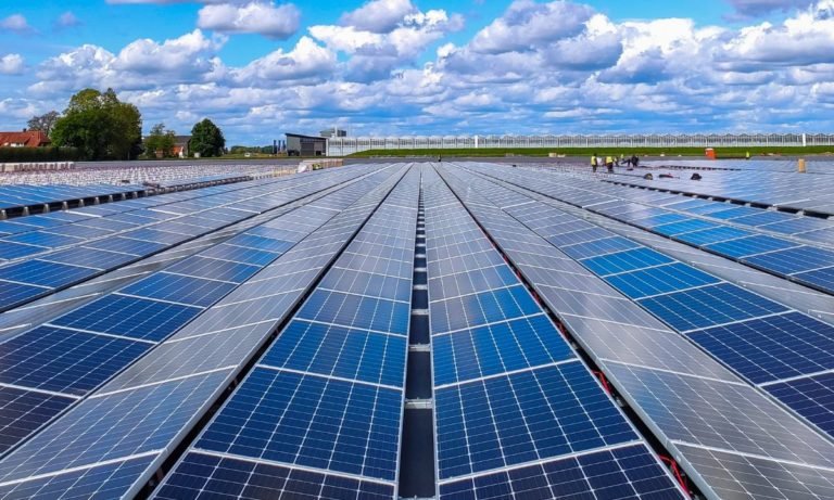planta de paneles solares