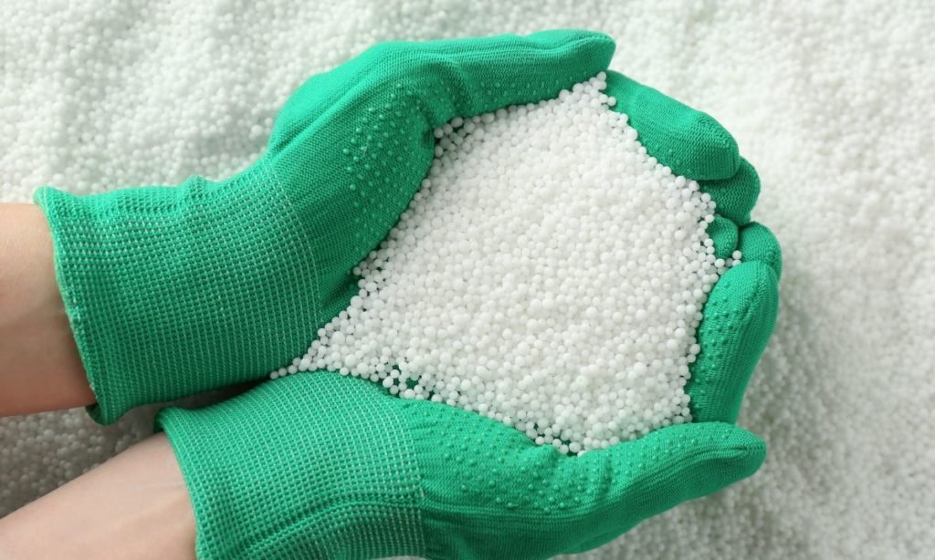 pellets de plástico