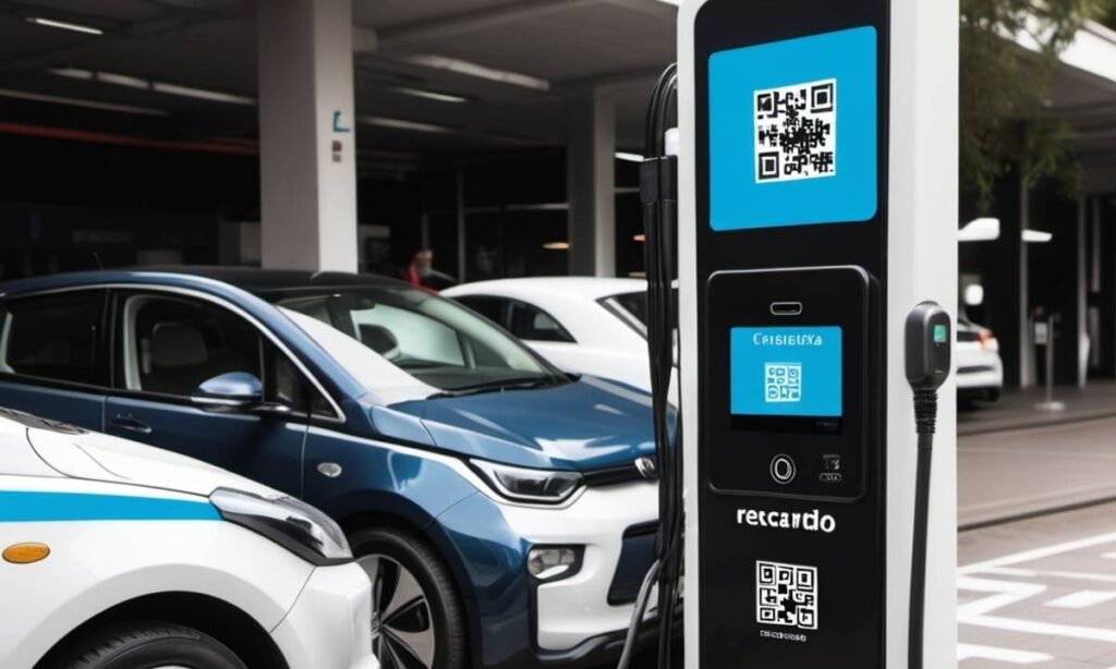 quishing auto eléctrico recarga