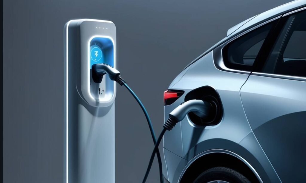 vehículos eléctricos fabricados en china Imagen generada con Leonardo